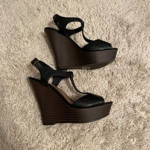 Candies Wedge Sandal-Never Worn